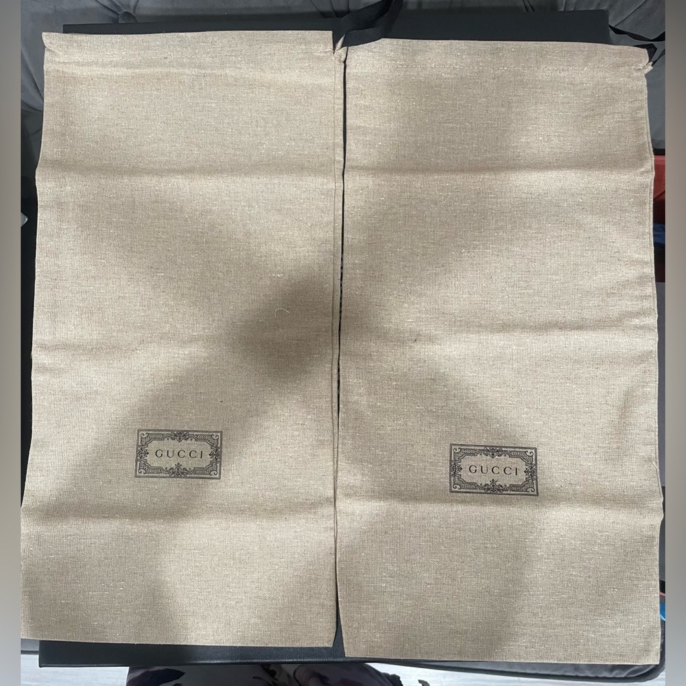 2 canvas Gucci Dust Bags. BRAND NEW